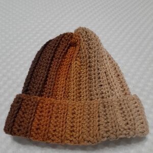 Cozy Multicolor Boho Knit Beanie